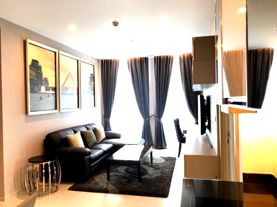 Condos for rent : ♢ Modern style ♢ 25+ Floor, Type B07 | 2 Bedroom, 95.00 sq.m. | Condo skywalk connect to BTS ploenchit and Central Embassy.