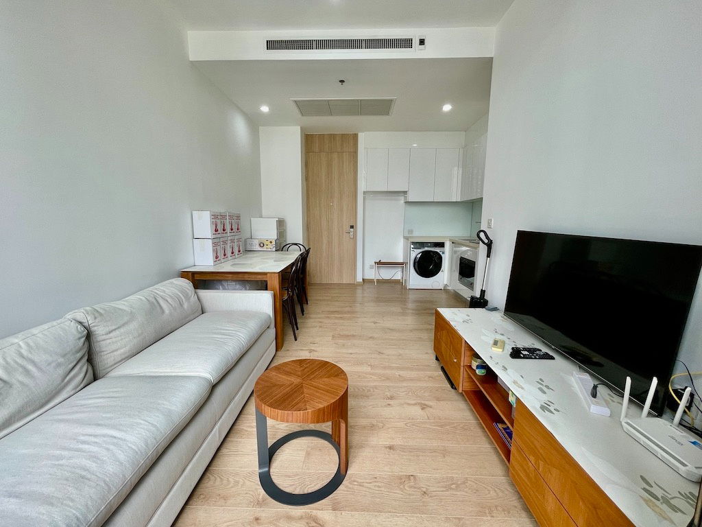 รูป ขายขาดทุน คอนโด Noble BE19 Sukhumvit ซ.สุขุมวิท 19  ห้องมุม ตกแต่งใหม่ล้านกว่าบาท พร้อมอยู่ ทำเลดีมาก ใจกลางสุขุมวิท - รูปที่ 3/16