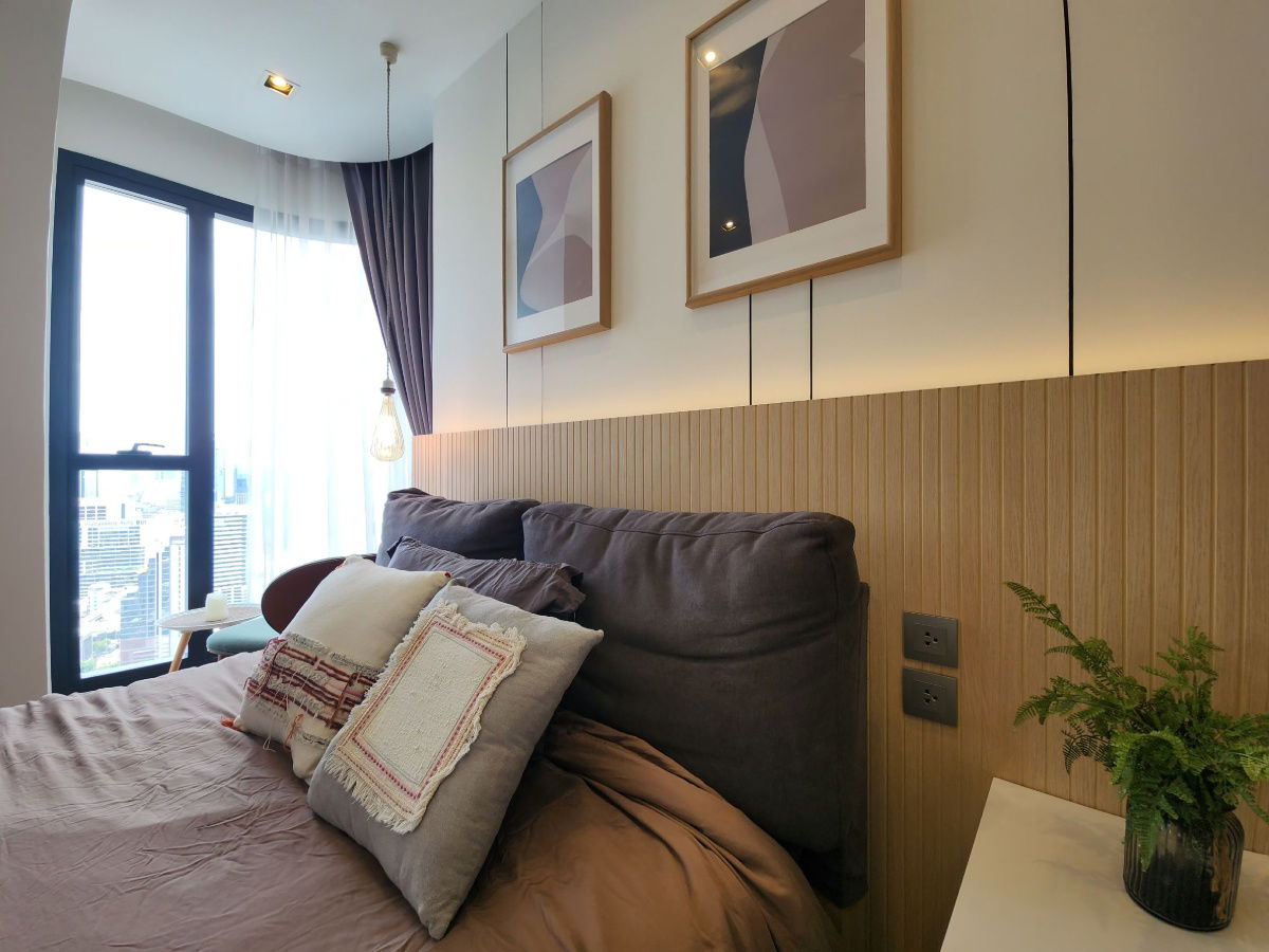 รูป ให้เช่าห้องสวยมาก ตกแต่งใหม่  1 ห้องนอน 34 ตรม เครื่องใช้ไฟฟ้าครบ  - รูปที่ 4/19