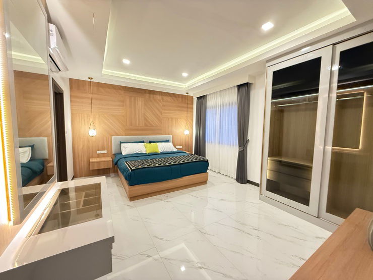รูป บ้านพูลวิลล่าใกล้ทะเลเพียง 500 เมตรเท่านั้น ราคาเพียง 20.9 ล้านบาท - รูปที่ 8/10
