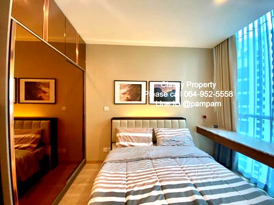 Condos for rent University of the Thai Chamber of Commerce : Condo for rent : Noble Revolve Ratchada2 1 Bedroom Nice decorated Fully furnished near MRT Cultural Centre