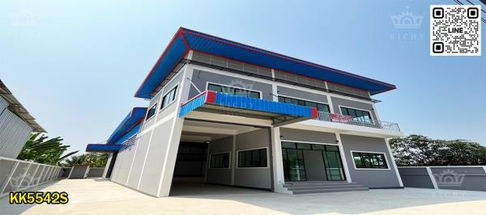 โรงงาน 250 ตร.ว. เพียง 10.5 ล้าน พื้นใต้หลังคา 567 ตร.ม. พื้นโรงงานรับโหลด 3 ตัน พร้อมออฟฟิศ 2 ชั้น ฟรี!หม้อแปลง 100 KVA 