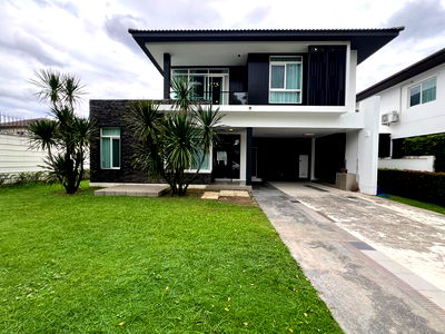 เช่าบ้านเดี่ยว เมืองเชียงใหม่ เชียงใหม่ : ✅ให้เช่าบ้านในโครงการ สีวลีเลควิว 3ห้องนอน 55,000บาท☎️064-792-4426(เบญ)