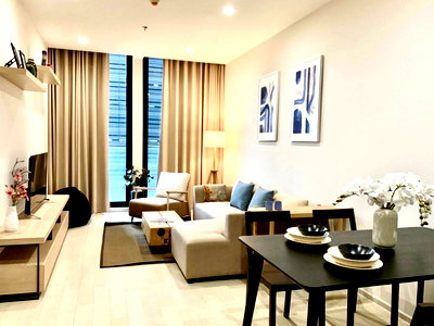 คอนโดให้เช่า : ♢ Nice Decoration ♢ ชั้น 00+, Type A02 | 1 ห้องนอน 58.57 ตร.ม. | คอนโดมี Skywalk เชื่อมเข้า BTS เพลินจิต, Central Embassy