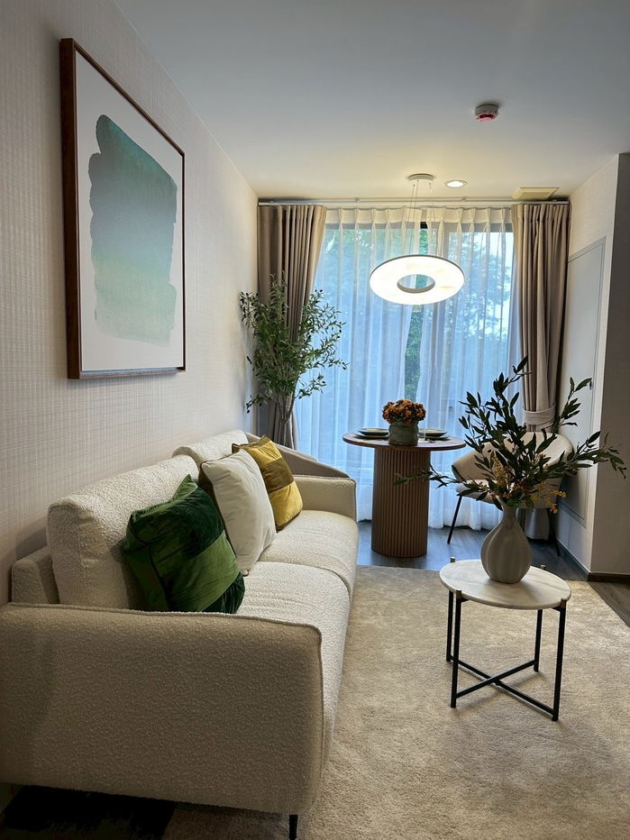 picture “Beautiful room, fully furnished 💗🛋️ Ideo Mobi Sukhumvit 40, ready to move - 2/22