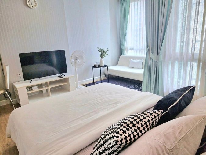 🥳[Rent-RAR2201728] City Sukhumvit 101/1. 1st Building, Fl.7*Washing machine *Near BTS Phunnawithi💚Line id: @thefirstagent**