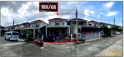 บ้านแฝด เขตมีนบุรี : บ้านแฝด เนื้อที่ทั้งหมด 172.8 ตารางเมตร 189/68 ม.บดินทร4 แขวงทรายกองดิน เขตคลองสามวา กรุงเทพมหานคร ราคา 3,060,000 บาท