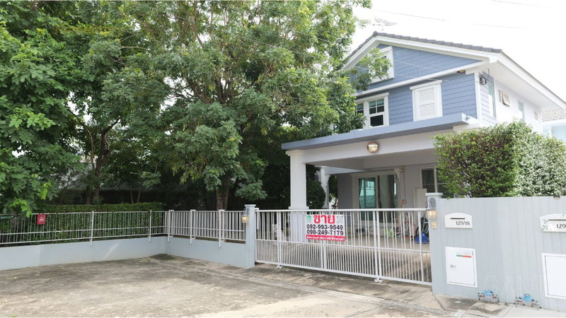ขายบ้านเดี่ยว : ขายถูก บ้านเดี่ยวหลังริม ต้นโครงการ 3 ห้องนอน หมู่บ้านชัยพฤกษ์ ศรีนครินทร์ (Gant-287)