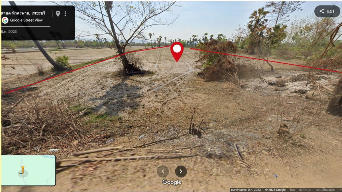 รูป หายาก! ที่ดินแปลงใหญ่ 11-1-96 ไร่ ใกล้ถนนเพชรเกษม จ.เพชรบุรี ราคาน่าลงทุน! - รูปที่ 3/9