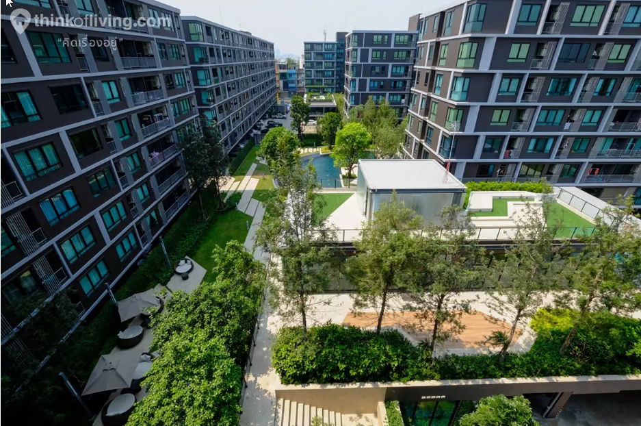 picture Condo for sale atmoz Lat Phrao 71, Nakniwat Road, resort-style condo, near community mall, 1 bedroom, fully furnished, with furniture - 13/18