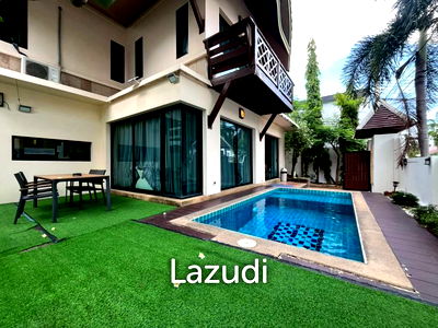 บ้านเดี่ยว บางละมุง ชลบุรี : 3 Beds 3 Baths 195 SQ.M. Baan Natcha Village