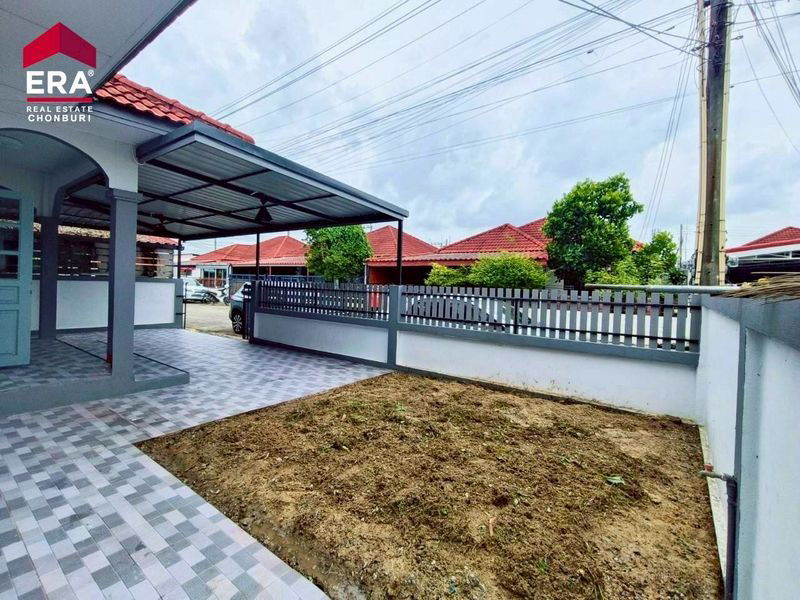 รูป บ้านเดี่ยวชั้นเดียว 42 ตร.วา หมู่บ้านสุขเจริญ 2 ศรีราชา ทำเลดี ใกล้เครือสหพัฒน์ - รูปที่ 4/13
