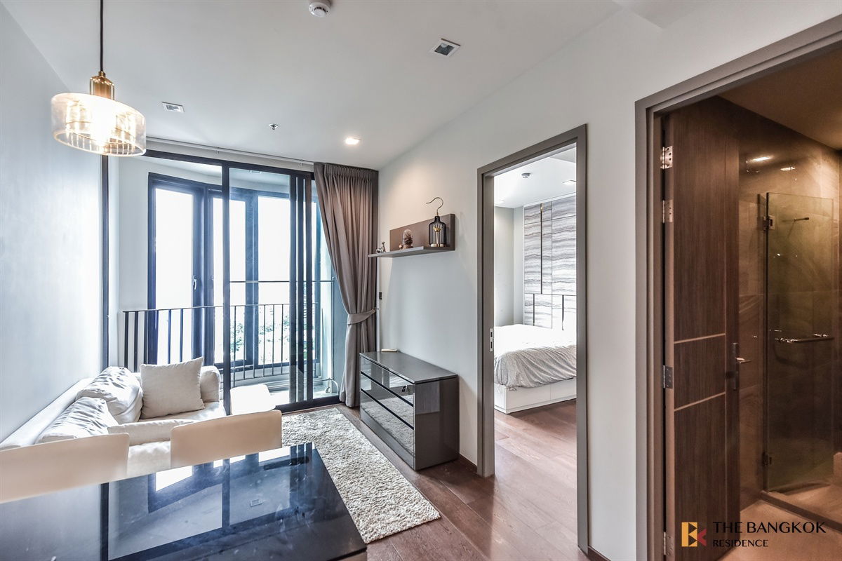 รูป ขายพร้อมผู้เช่า Ideo Q Victory 1B1B 35.68 sqm. เพียง 8.5 MB เท่านั้นตำแหน่งเดียวในชั้นที่เป็นสัดส่วน - รูปที่ 5/6