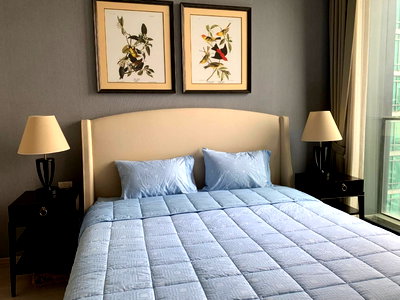 คอนโดให้เช่า : ● Prime Location ● ตึก B ชั้น 20+ | 2 ห้องนอน 75.45 ตร.ม. | คอนโดมี Skywalk เชื่อมเข้า BTS เพลินจิต, Central Embassy