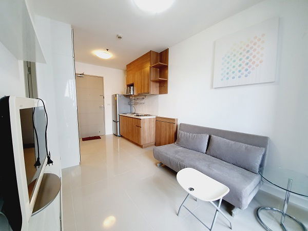picture 🔔For rent🔔 Newly renovated corner unit on 19th floor, balcony facing north at Ideo Mix Sukhumvit 103 - 3/18