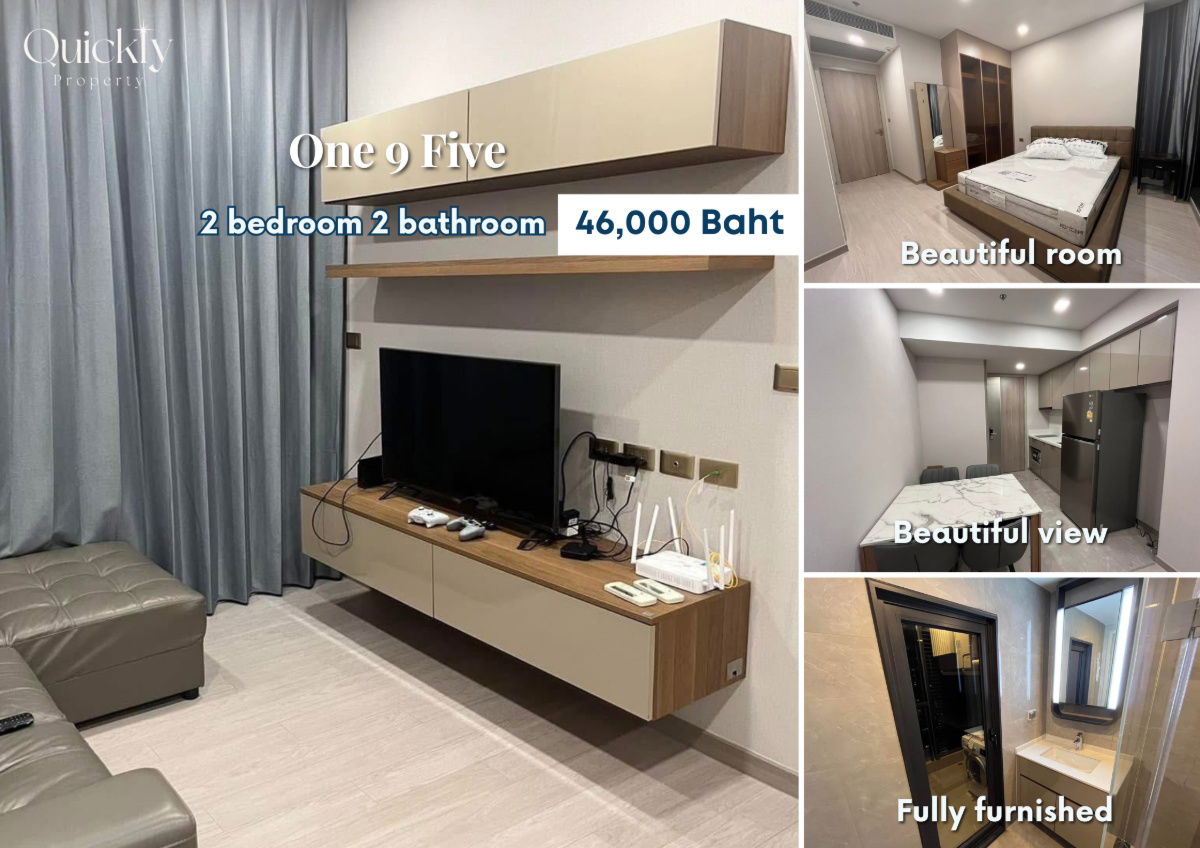 รูป One 9 Five | ราคา 46,000 บาท | ห้องสวย ห้องใหม่ เฟอร์นิเจอร์ครบ พร้อมเข้าอยู่ - รูปที่ 1/10