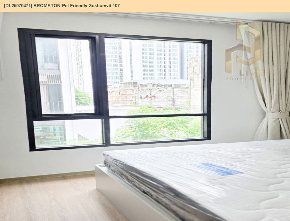 รูป DL25070471 ให้เช่าคอนโด บรอมตัน เพ็ท เฟรนด์ลี่ สุขุมวิท 107 (BROMPTON Pet Friendly Sukhumvit 107) ใกล้ BTS แบริ่ง พร้อมเข้าอยู่ โทรด่วน 0638692663 LineID @534wlwof - รูปที่ 2/15