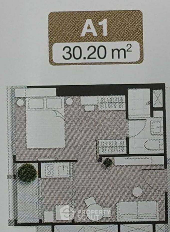 รูป คอนโด 1-ห้องนอน ที่ นิว ดิสทริค อาร์9 ใกล้ MRT พระราม 9 (ID 2163884) - รูปที่ 5/6