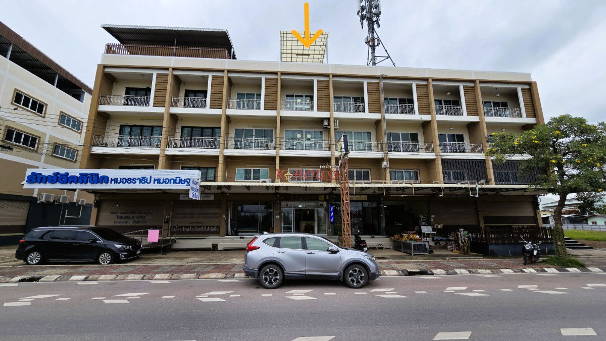 picture 4-Storey Commercial Building with Rooftop for Sale – 22.7 Sq. Wah Located directly on Charoen Chomprida Road (Rural Highway 3023), Maeklong,  - 1/19