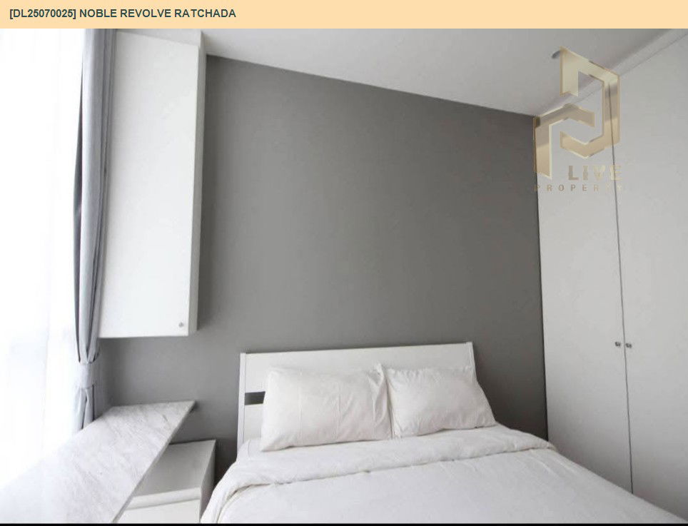 picture DL25070025 Condo for rent, Noble Revolve Ratchada near MRT ศูนย์วัฒนธรรม, ready to move in, call urgently 0656133286 LineID @534wlwof - 6/12