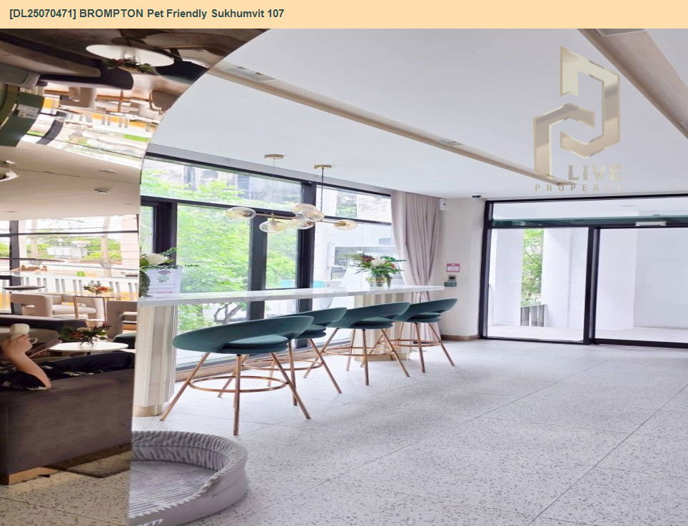 รูป DL25070471 ให้เช่าคอนโด บรอมตัน เพ็ท เฟรนด์ลี่ สุขุมวิท 107 (BROMPTON Pet Friendly Sukhumvit 107) ใกล้ BTS แบริ่ง พร้อมเข้าอยู่ โทรด่วน 0638692663 LineID @534wlwof - รูปที่ 12/15