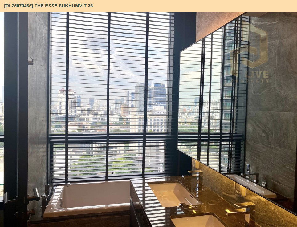รูป DL25070465 ให้เช่าคอนโด ดิ เอส สุขุมวิท 36 (THE ESSE Sukhumvit 36) ใกล้ BTS ทองหล่อ พร้อมเข้าอยู่ โทรด่วน 0638692663 LineID @655ebbvc - รูปที่ 12/16