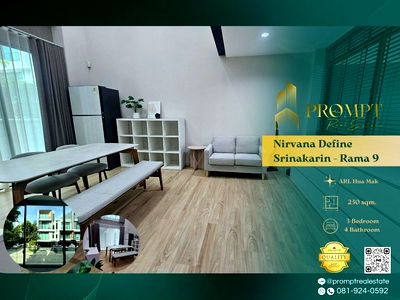 Houses for rent ม.นานาชาติแสตมฟอร์ด : MN04861 - Nirvana Define Srinakarin - Rama 9