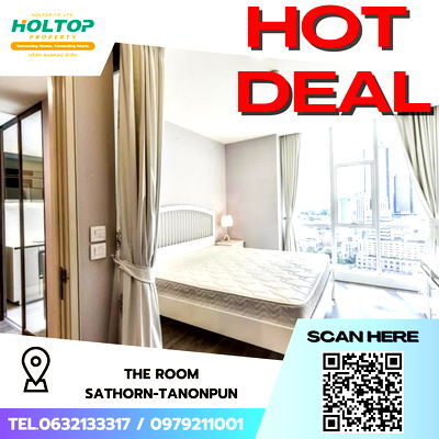 เช่าคอนโด BTS เซนต์หลุยส์ : #S4103 ให้เช่า The Room Sathorn-Tanonpun