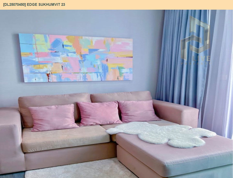 picture DL25070450 Condo for rent, Edge Sukhumvit 23 near BTS Asok, ready to move in, call urgently 0656133286 LineID @655ebbvc - 2/7