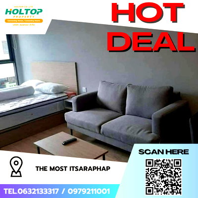 คอนโดให้เช่า : #S4108 ให้เช่า The Most Itsaraphap