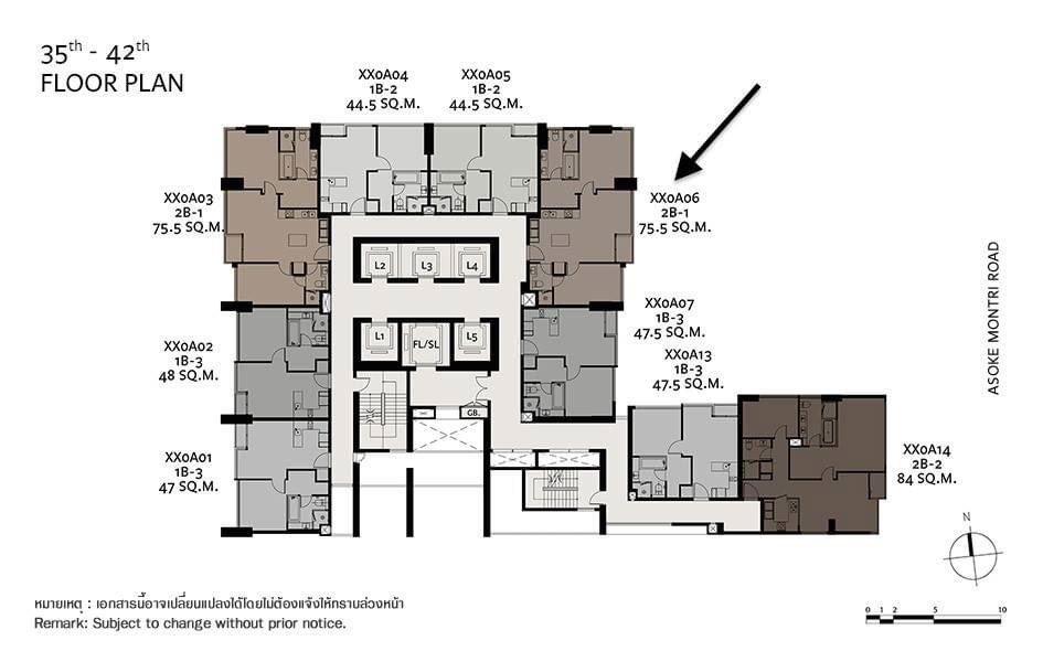 picture For sale: THE ESSE ASOKE, luxury condo in the heart of Asoke, near BTS Asoke, MRT Sukhumvit, and Terminal 21.-SW002729 - 20/21