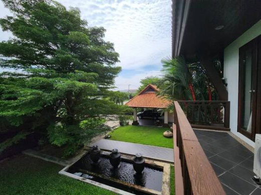 picture Luxury Waterfront Resort-Style Home for Sale, Lat Krabang–Suvarnabhumi Area | 2-Rai Land with Private Pool & Pond | Near Motorway - 8/18