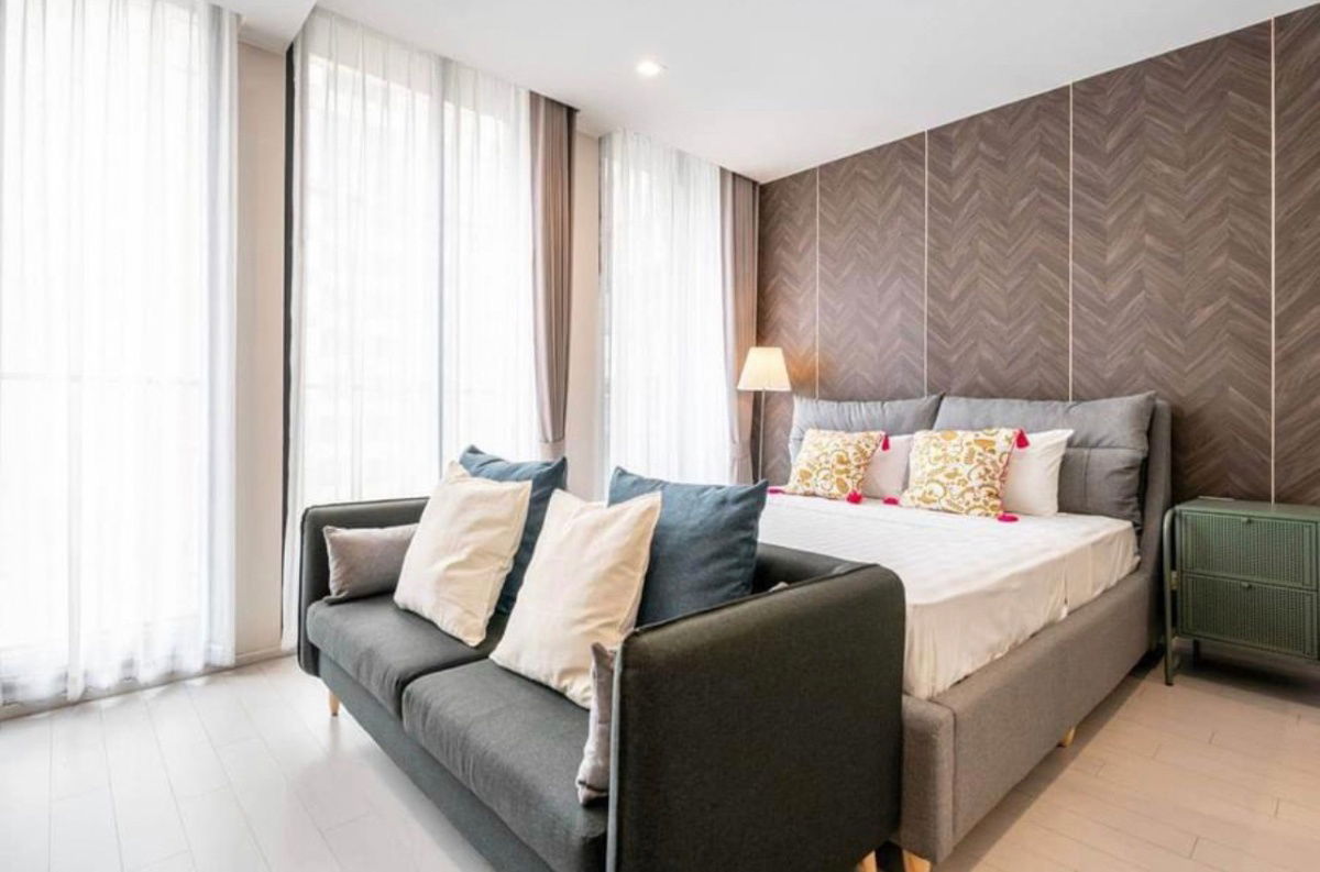 picture ♢ Rare Unit ♢ Tower C, 15+ Floor | 1 Bedroom, 42.58 sq.m. | Condo skywalk connect to BTS ploenchit and Central Embassy. - 5/8