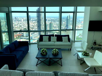 Condos for rent Charoen Nakhon Station : For Rent: Luxurious Duplex Condominium at The River Breathtaking River and City Views from the 67-68th Floor – 3 Bedrooms, 4 Bathrooms