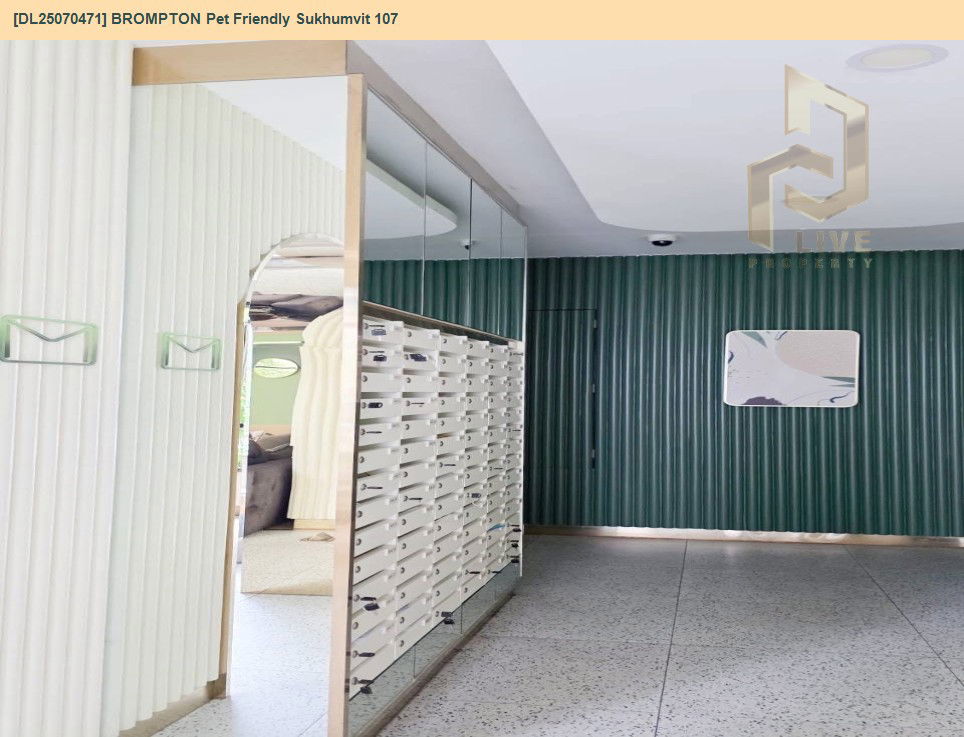 รูป MDL25070471 ให้เช่าคอนโด บรอมตัน เพ็ท เฟรนด์ลี่ สุขุมวิท 107 (BROMPTON Pet Friendly Sukhumvit 107) ใกล้ BTS แบริ่ง พร้อมเข้าอยู่ โทรด่วน 0638692663 LineID @534wlwof - รูปที่ 13/15