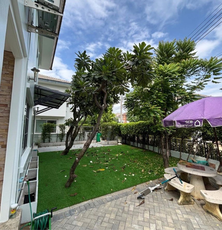 รูป ให้เช่าบ้านเดี่ยว มัณฑนา 2 วงแหวน–อ่อนนุช ใกล้เมกาบางนาบ้านหัวมุม เลี้ยงสัตว์ได้ เฟอร์นิเจอร์ครบ รีโนเวทใหม่ทั้งหลัง ค่าเช่า 65,000 บาท/เดือน - รูปที่ 4/20