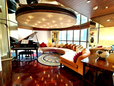 Condos for rent : State Tower | Elegant 2 Bedroom Condo For Rent in Sathorn - BR3258CD