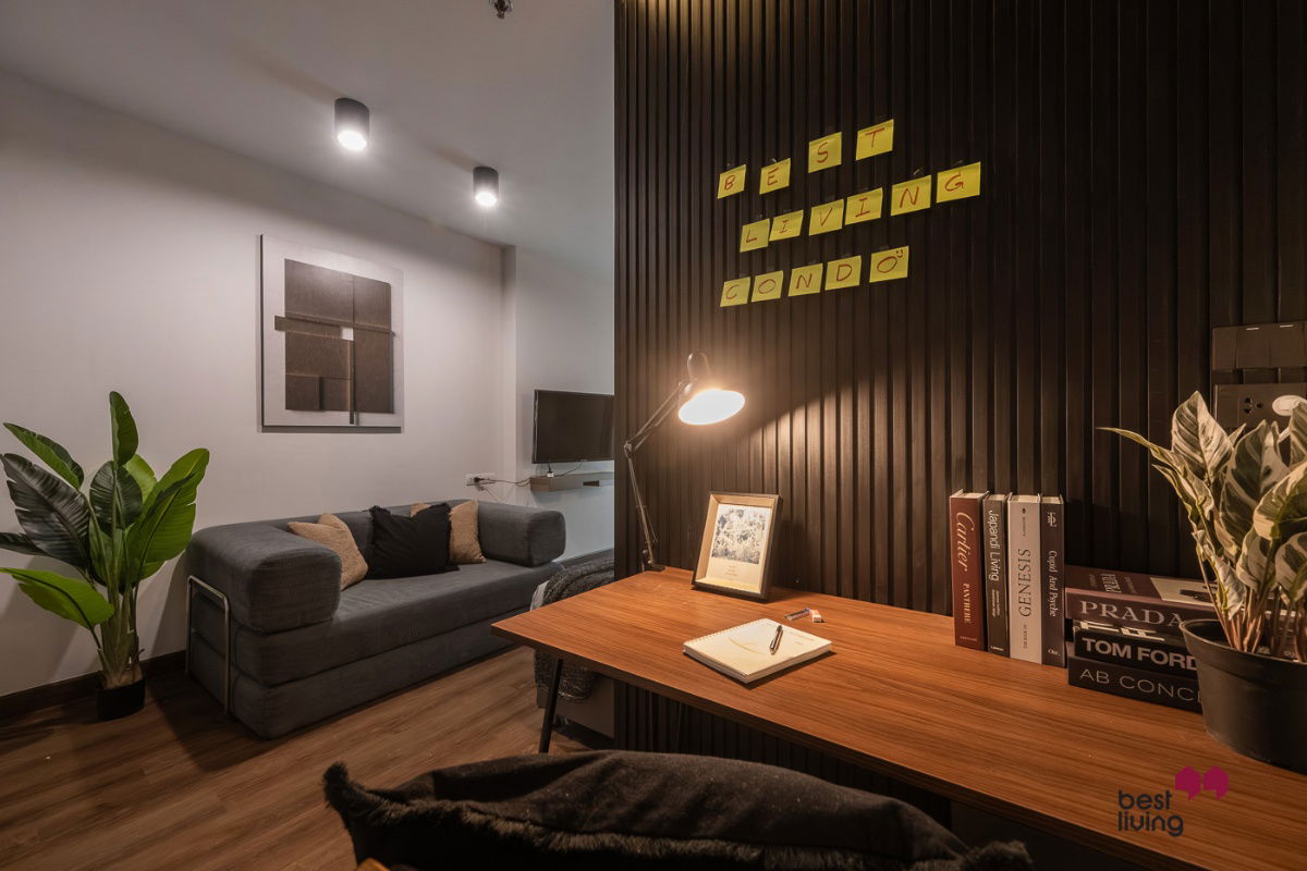 picture 🏢 Stylish unit with closed kitchen & private workspace at Supalai Loft Chaengwattana - 3/5