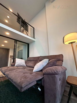 ให้เช่าคอนโด ไนท์บริดจ์ สเปซ พระราม 9 อาคาร 1 ชั้น 16 Duplex ขนาด 44.00 ตรม ใกล้ Central พระราม 9