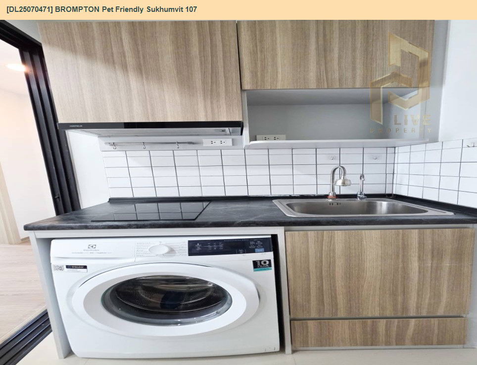 รูป DL25070471 ให้เช่าคอนโด บรอมตัน เพ็ท เฟรนด์ลี่ สุขุมวิท 107 (BROMPTON Pet Friendly Sukhumvit 107) ใกล้ BTS แบริ่ง พร้อมเข้าอยู่ โทรด่วน 0638692663 LineID @534wlwof - รูปที่ 6/15