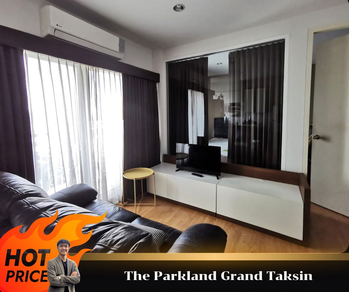 รูป 🔥The Parkland Grand Taksin🔥ห้องสวย เฟอร์นิเจอร์ครบ พร้อมเข้าอยู่ //สอบถามเพิ่มเติมที่ LineID:@thirdproperty - รูปที่ 1/6
