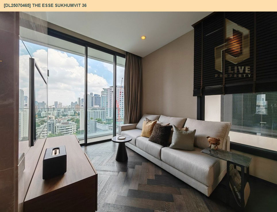 รูป DL25070465 ให้เช่าคอนโด ดิ เอส สุขุมวิท 36 (THE ESSE Sukhumvit 36) ใกล้ BTS ทองหล่อ พร้อมเข้าอยู่ โทรด่วน 0638692663 LineID @655ebbvc - รูปที่ 7/16