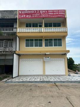 ตึกแถวคู่2️⃣ห้อง ติดทางด่วนใหม่ M8️⃣1️⃣ แถววัดพะเนียงแตก  ตึกเด่นติดถนนใหญ่