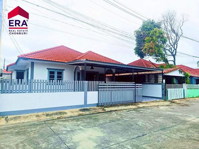รูป บ้านเดี่ยวชั้นเดียว 42 ตร.วา หมู่บ้านสุขเจริญ 2 ศรีราชา ทำเลดี ใกล้เครือสหพัฒน์ - รูปที่ 2/13