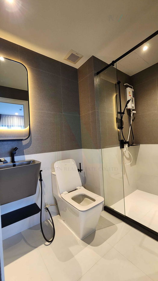 รูป ให้เช่าคอนโด เดอะ คีย์ พระราม 3 อาคาร 1 ชั้น 8 1 ห้องนอน ขนาด 31.00 ตรม ใกล้ BRT เจริญราษฏร์ - รูปที่ 4/8