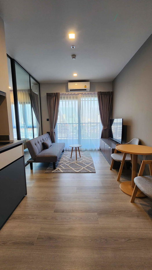 รูป ให้เช่าคอนโด เดอะ คีย์ พระราม 3 อาคาร 1 ชั้น 8 1 ห้องนอน ขนาด 31.00 ตรม ใกล้ BRT เจริญราษฏร์ - รูปที่ 1/8