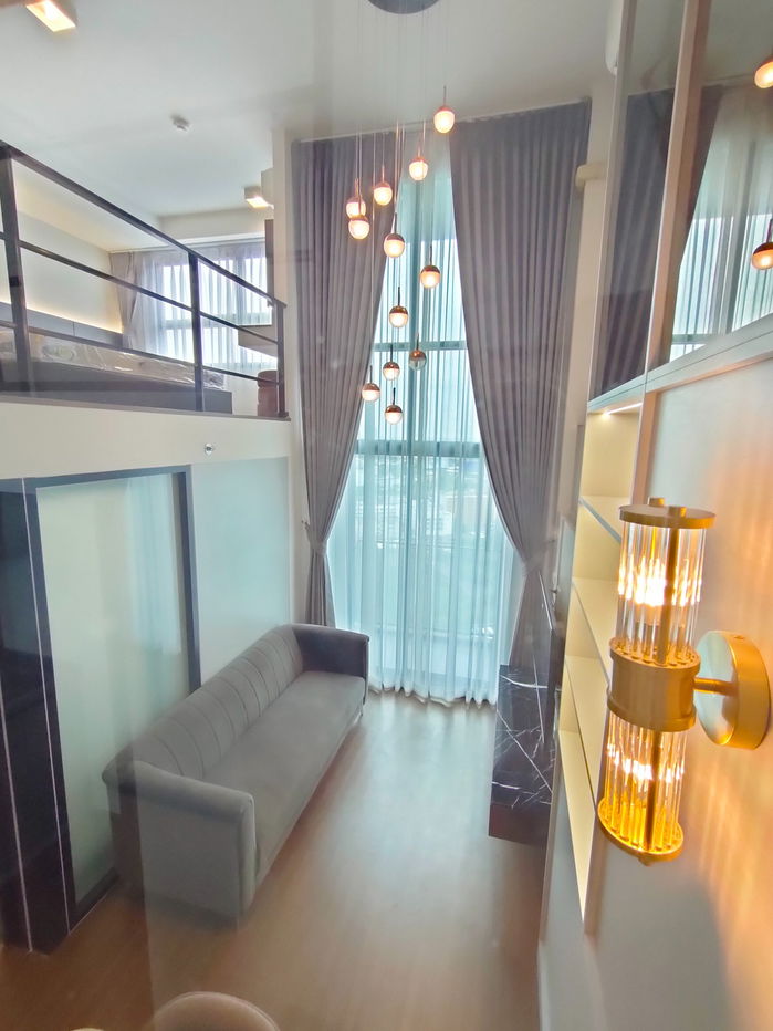รูป [[ให้เช่า]] คอนโด ใกล้แอร์พอร์ตลิงค์รามคำแหงคอนโด Duplex  2 นอน 💥 Ideo New Rama9  ไอดีโอ พระราม9 ตัดใหม่📌💯 - รูปที่ 11/26