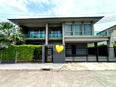 บ้านเดี่ยวให้เช่า : ให้เช่าบ้านเดี่ยว เดอะปาล์ม บางนา–วงแหวน ใกล้เมกาบางนาเฟอร์นิเจอร์ครบ | รับชาวต่างชาติ  💥 ค่าเช่า 130,000 บาท/เดือน