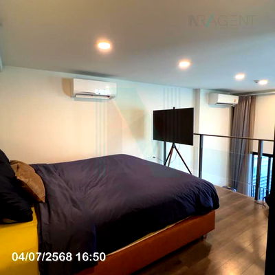 Condos for rent : 🚩 For Rent Condo KNIGHTSBRIDGE SPACE RAMA 9 Building 1, Floor 16,Duplex, Room size 44.00 sqm