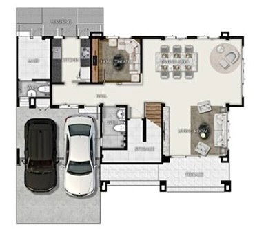 รูป ขายบ้านเดี่ยว สไตล์ Luxury Nordic บางกอกบูเลอวาร์ด พระราม 9 ขนาด 69.3 ตรว.หลังริม สภาพดี ตกแต่งบางส่วน ครัวสวยและกว้างมาก - รูปที่ 26/27
